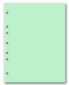 Green Paper 5 Holes on Left