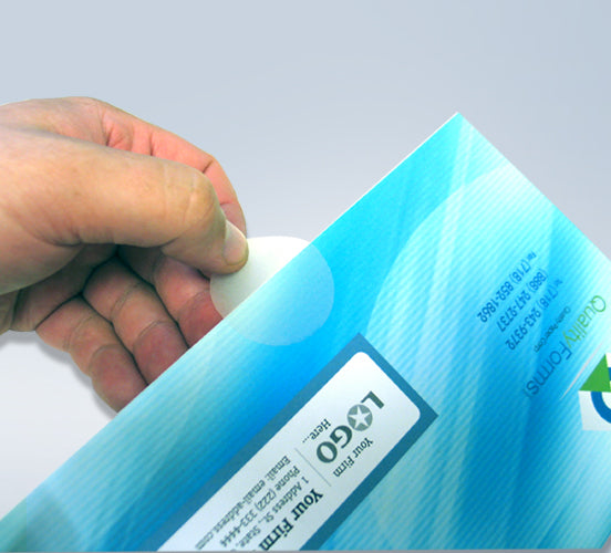 Wafer Seals, 1" Round, Translucent,
