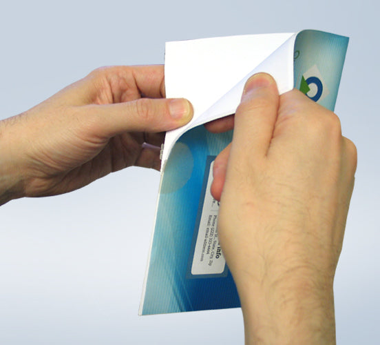 Wafer Tab Seals 2" Round, Translucent