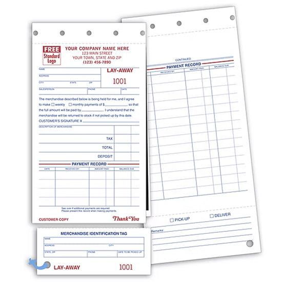 Layaway Forms