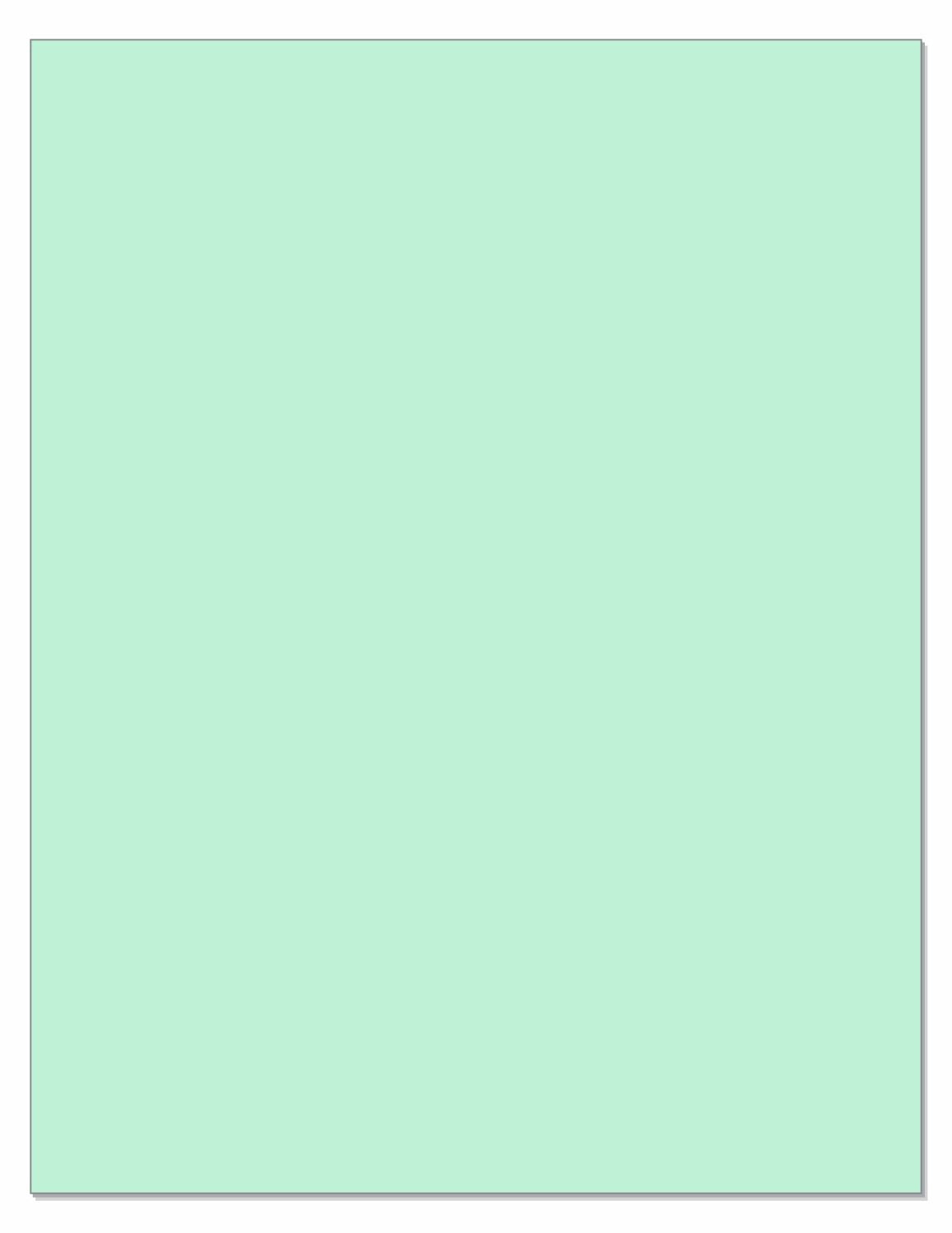 Letter Size Carbon Copy Paper CFB Green