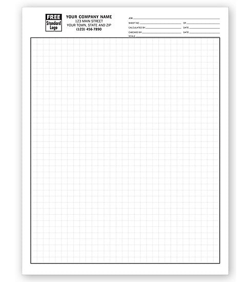 Graph Papers, Standard 1/4", Padded
