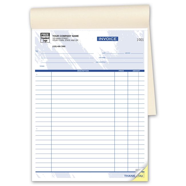 Job Invoice - Large Booked