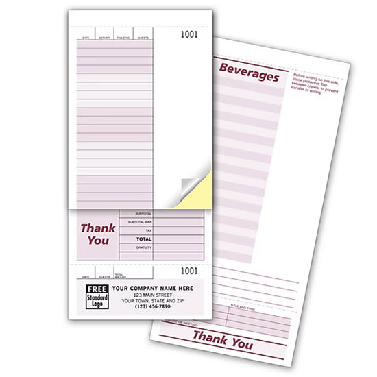 Guest Check Sets