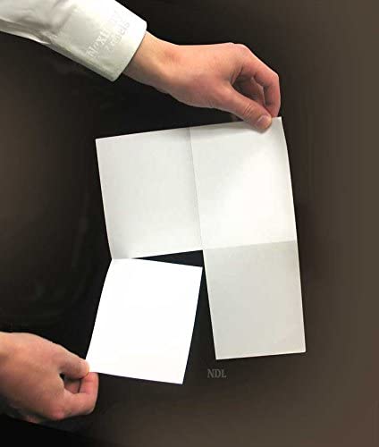 8-1/2" x 11" White Laser Cards, 4 per page Extra Heavy