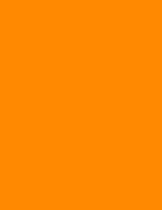 8-1/2" x 11" Fluorescent Orange 1 Label per Sheet 8.5 x 11