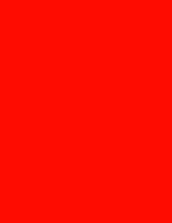 8-1/2" x 11" Red Fluorescent 1 Label per Sheet 8.5 x 11