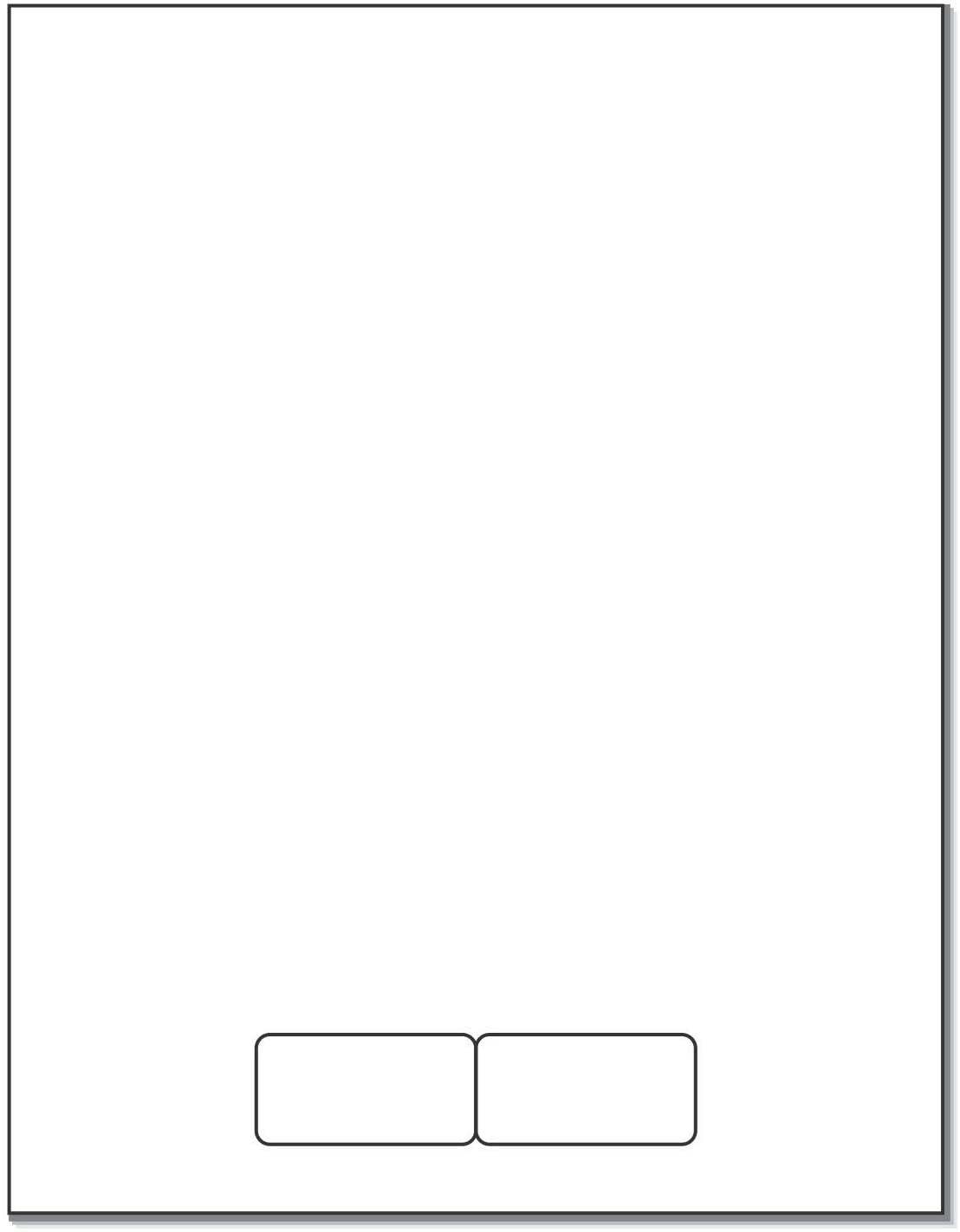 Integrated Label Form, 2 Labels, 2 x 1"