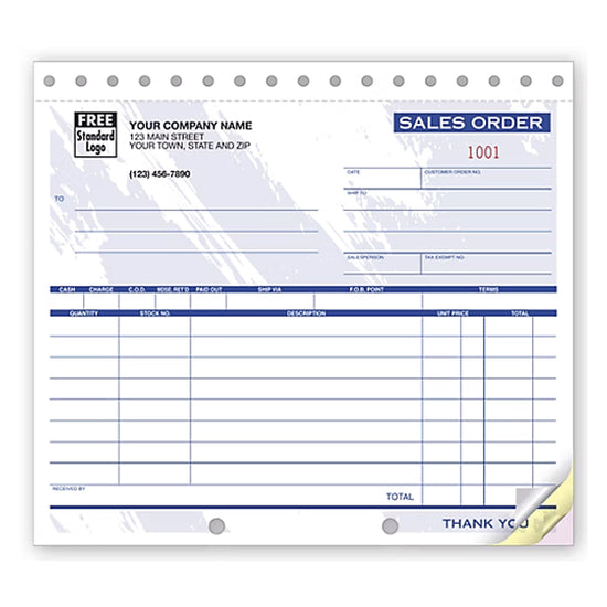 8-1/2 x 7'' Sales Orders - Small