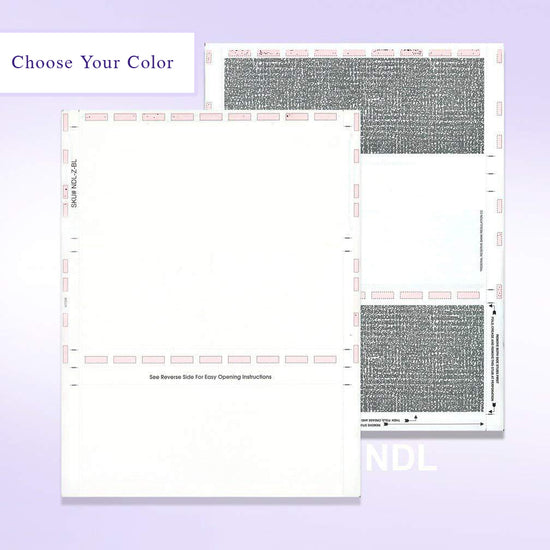 Pressure Seal Self Mailer Checks