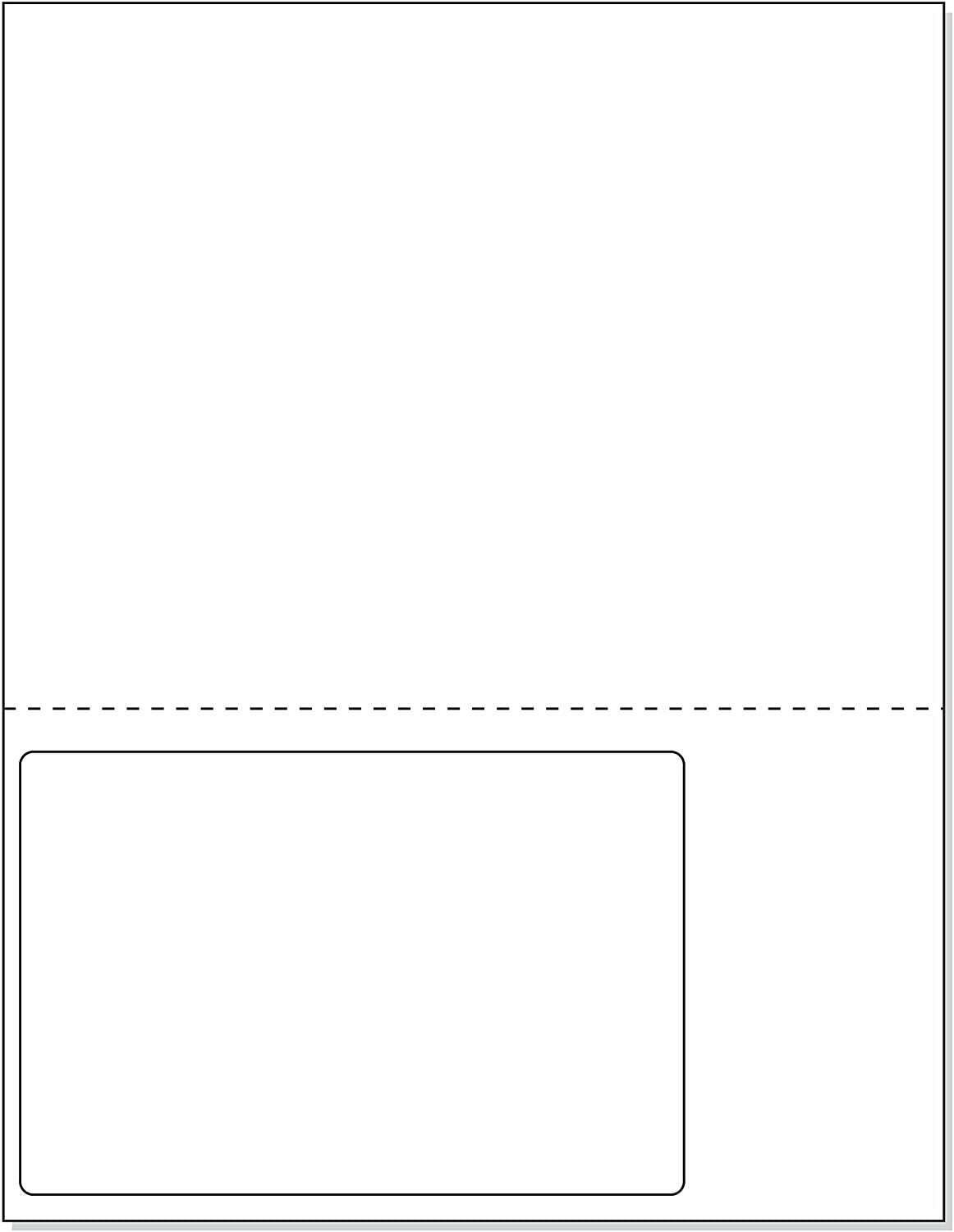 Integrated Label Form, 1 Label, 6 x 4"