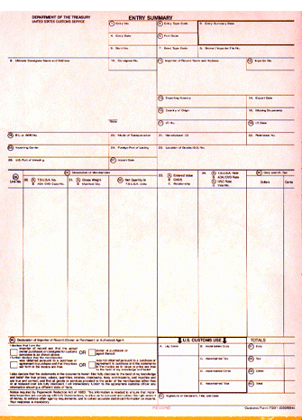 9-1/2 x 11" 5 Part Continuous Entry Summary w/ Permit