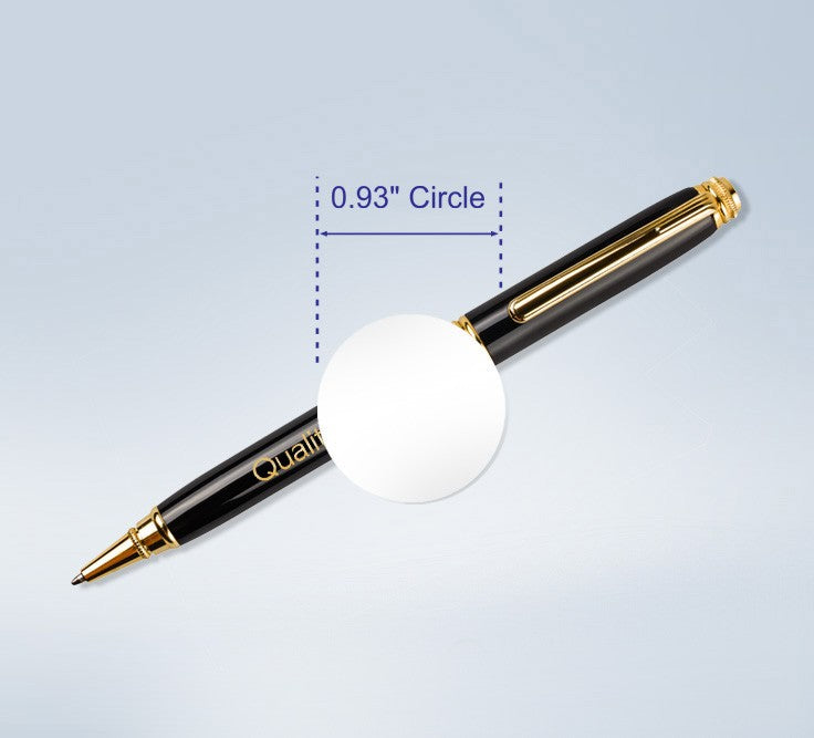 0.93" Round White Wafer Seals, for Small Boxes & Envelopes