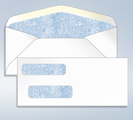 #9 Double Window Tinted Envelopes