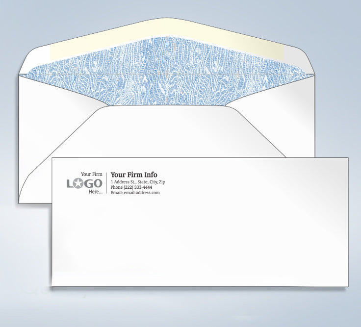 Imprinted Tinted Envelope,#9,3 7/8 x 8 7/8