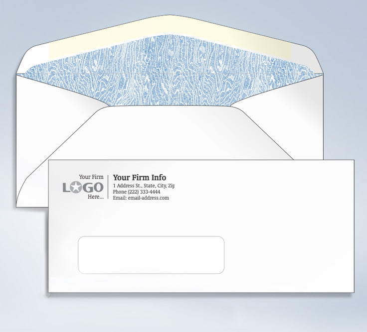 Imprinted Tinted Envelope,#10,4 1/8 x 9 1/2