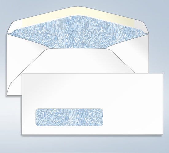 Blank Tinted Envelope,w/window, #9, 3 7/8 x 8 7/8