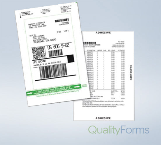 Duplex Thermal Shipping Label/ Packing Slip