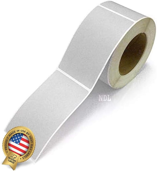 Rectangle Inventory Color Coding Labels - Gray - 3 x 5