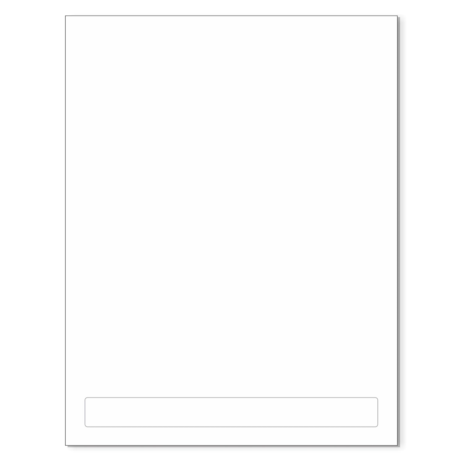Integrated Lab Label Form, 1 Label, 7-1/2" x 3/4"