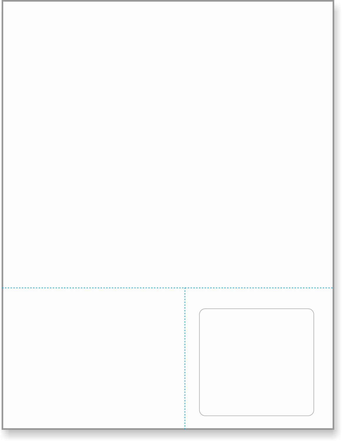 Integrated Label Form, 1 Label, 2.937 x 2.75"