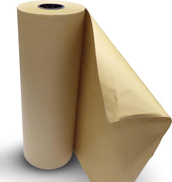 Kraft paper 30# on a roll 1200 Ft., 18" x 14.400'’ with 3" core