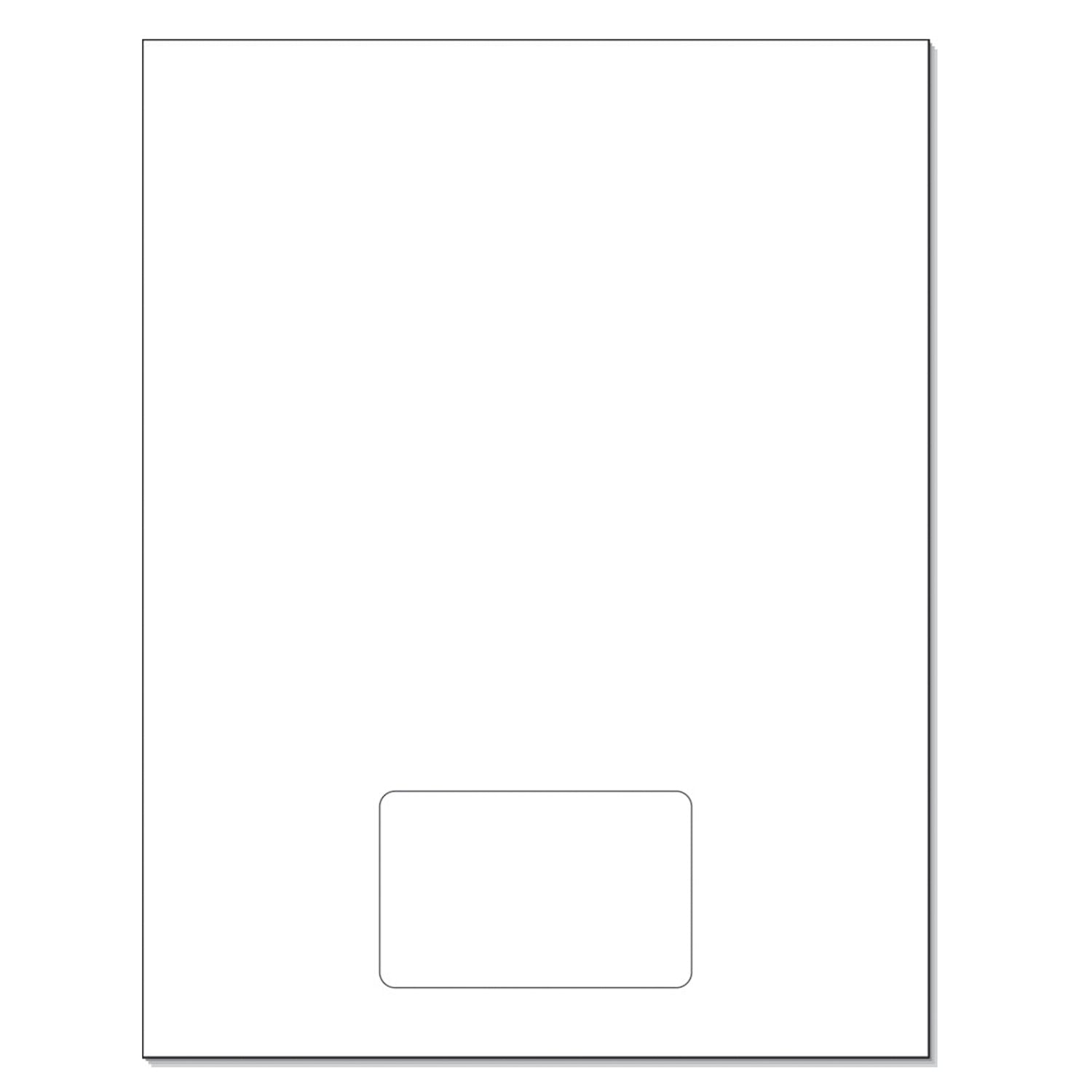 Integrated Card 7 mil polyester Duplex Printable 1 Card on bottom