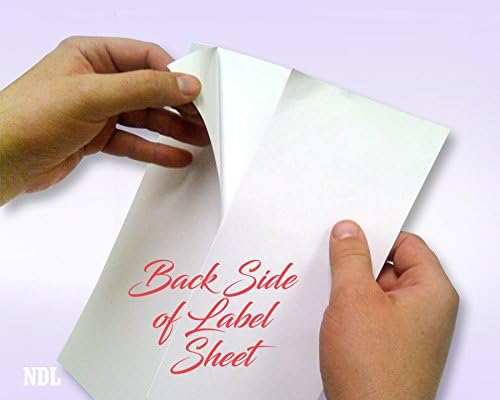 8-1/2" x 11", 1 Label, per Sheet, 8.5" x 11"