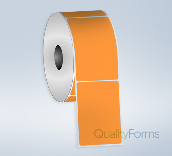 Thermal Transfer label, 4''x6'', Orange FL