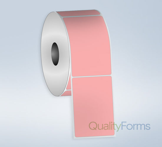 Thermal Transfer label, 3''x1'', Pink