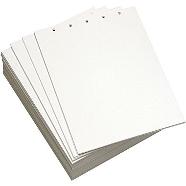 8-1/2"x11" 5 Holes on Top, White Paper