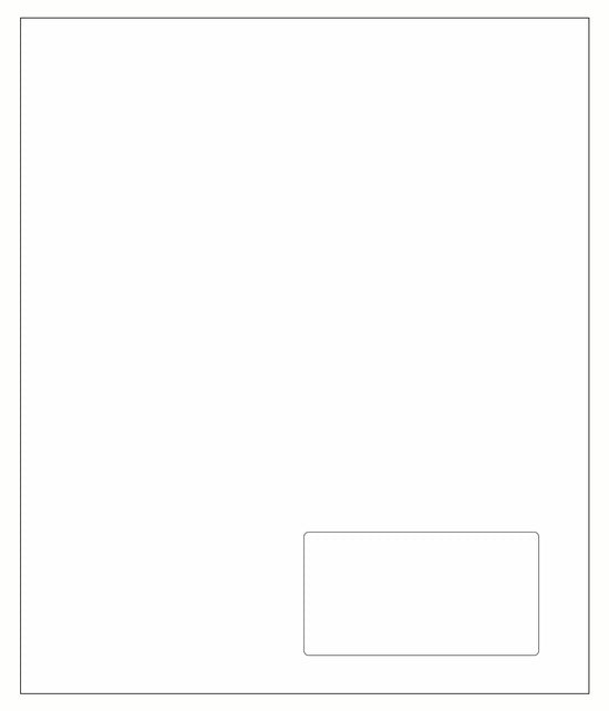 Integrated Label Form 1 Label 3.5 x 2
