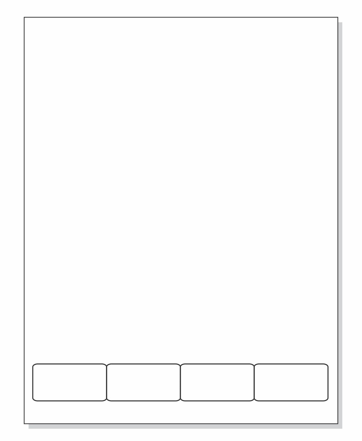 Integrated Label Form 4 Labels 2 x 1