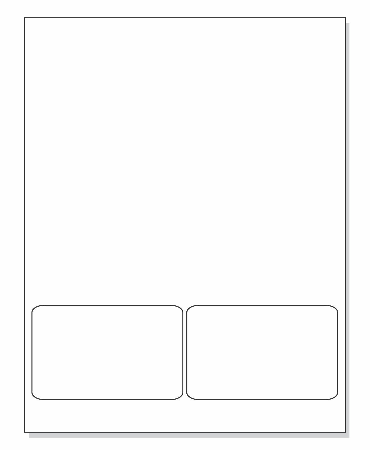 Integrated Label Form, 2 Labels, 4 x 2.5"