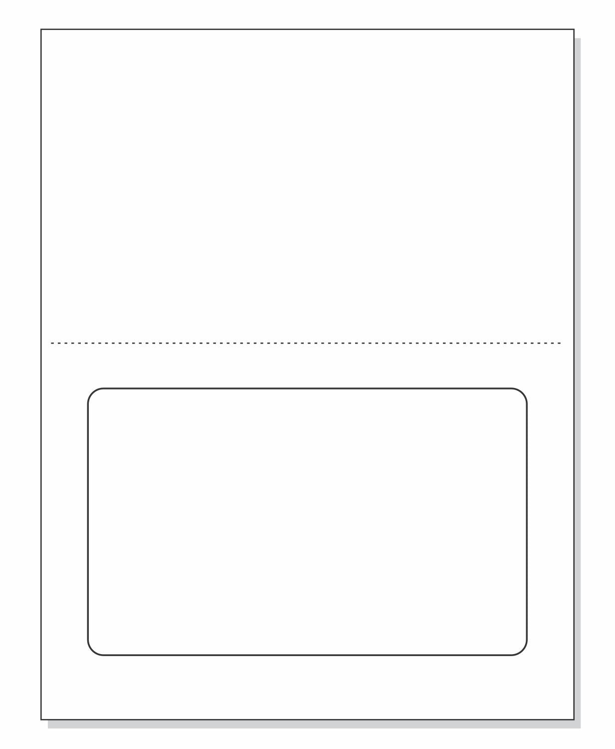 Integrated Label Form 1 Label 7 x 4.25" - PayPal