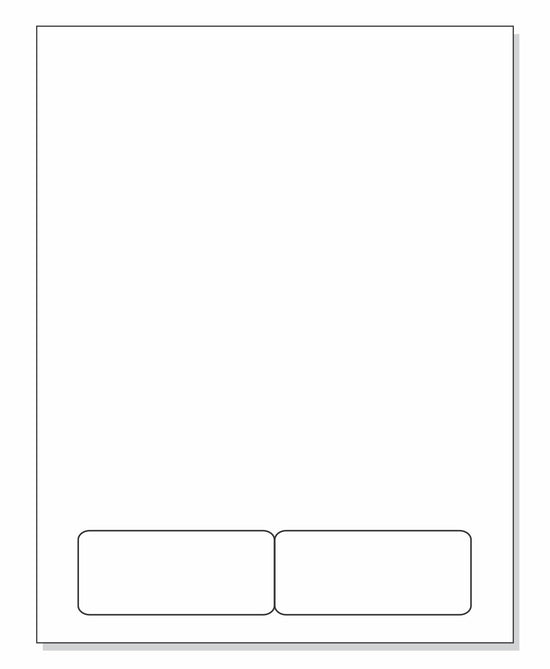 Integrated Label Form 2 Labels 3.5 x 1.5