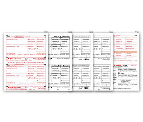 2025 Laser W-2 Set, 4-part
