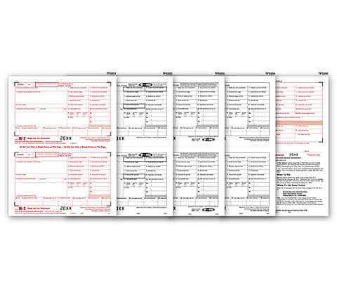 2025 Laser W-2 Set, 6-part