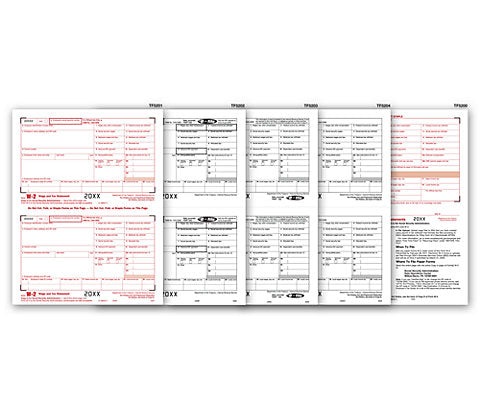 2025 Laser W-2 Set, 8-part