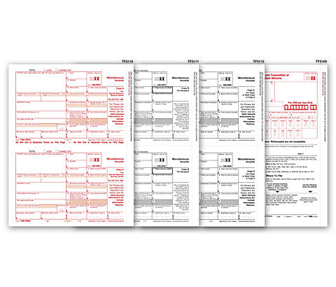 2025 Laser 1099-MISC Income Set, 3-Part