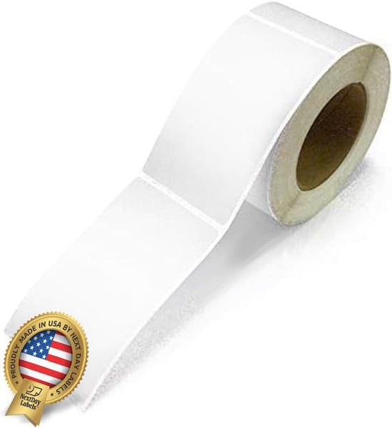 Rectangle Inventory Color Coding Labels - White - 3 x 5