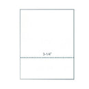 8-1/2 x 11" 20# Laser cut sheet, 1 Horizontal perf at 3-1/4" White