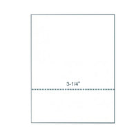 8-1/2 x 11" 24# Perforated Paper, 1 perf @ 3-1/4" from bottom