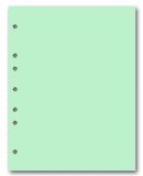 Green Paper 5 Holes on Left