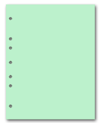Green Paper 5 Holes on Left