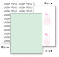 1 Part Security Paper, Green