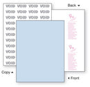 Security Paper,1 Part, Blue