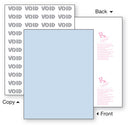 Security Paper, 1 Part, Blue