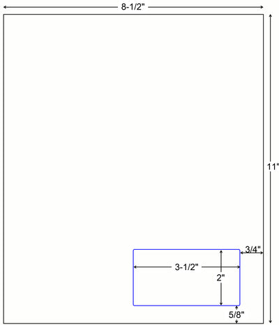Integrated Label Form 1 Label 3.5 x 2