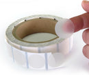 1" Round Translucent Wafer Seals, for Small Boxes & Envelopes